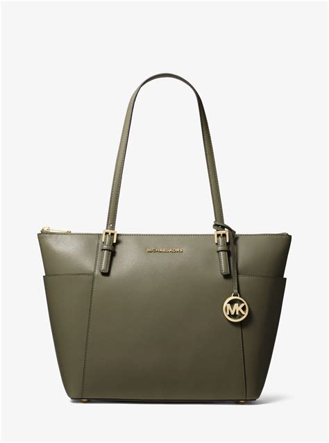 jet set saffiano tote michael kors|Michael Kors saffiano large.